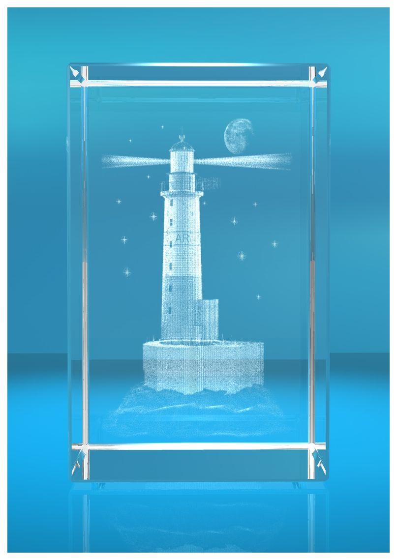 3D Glasquader   Motiv: Leuchtturm